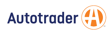 Autotrader wordmark with dark navy text and an orange circular stylized A emblem.