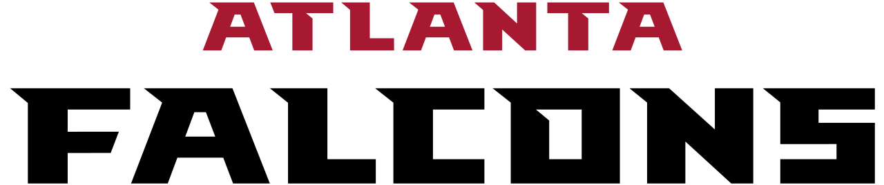 The word “ATLANTA” in large dark red letters on a black background.
